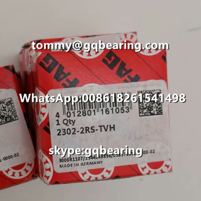 FAG 2302-2RS-TVH de nylon enjaulado con rodamiento de bolas autoalineable de 15*40*17 mm