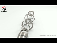 Cabina de engranajes de automóviles rodante de agujas de rodamiento con extremo cerrado