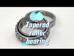 Rodamiento de rodillos de una sola fila de acero inoxidable 30205 30206 30207 con jaula de placa de acero