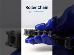 C2040 Cadena de rodillos de paso anticorrosión de acero inoxidable de 25,4 mm para uso industrial en transportadores