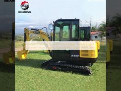 China R350 Mini Excavadora Pequeña Excavadora Kubota Motor Excavadora Máquina Micro Excavadora Mini Excavadora Con Cabina