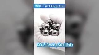 Bolas de acero con rodamientos GCr15 de primera calidad | Varios tamaños y alta dureza