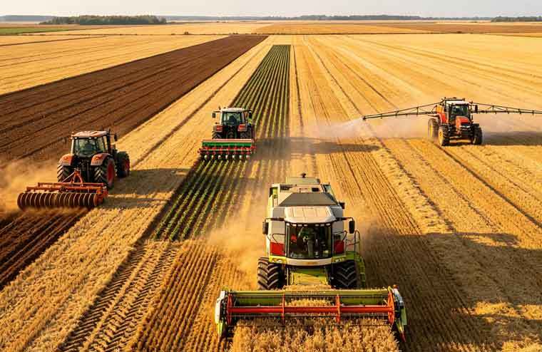 Últimos blogs de la empresa sobre Cojinetes de bloque de almohada en maquinaria agrícola: Guía completa desde el laboreo hasta la cosecha