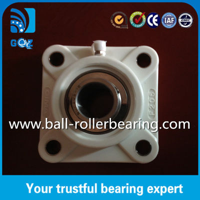 comprar Cubierta blanca almohada de plástico - rodamientos de bolas lineales de bloque Durabilidad UCF205-16 Fabricación en línea