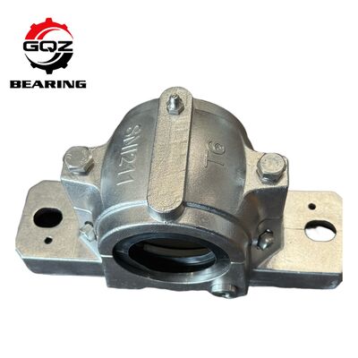 comprar GQZ P203 Casas de bloques de almohadillas de hierro fundido de dos tornillos adaptadas para rodamientos de bolas de inserción UC203 Fabricación en línea