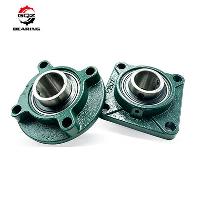 comprar GQZ UFL004 Unidad de rodamiento de brida ovalada de dos pernos con tornillo prisionero de 20 mm de diámetro, autoblocante y autoalineable Fabricación en línea