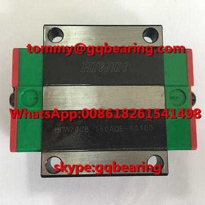 comprar Material de acero GCR15 HIWIN HGW20CB Guía lineal de tipo brida Fabricación en línea