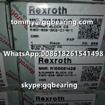 comprar Rexroth R166681420 Material de acero Tipo estrecho Corto de longitud Estándar altura SKS Bloque de corredores Fabricación en línea