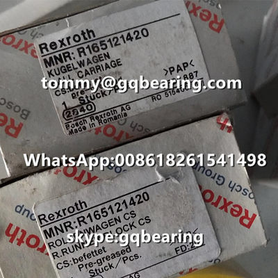 comprar Rexroth R165121420 Material de acero Tipo de brida longitud estándar altura estándar bloque del corredor Fabricación en línea