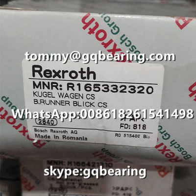 comprar Rexroth R165332320 Material de acero Tipo de brida longitud estándar altura estándar bloque lineal Fabricación en línea