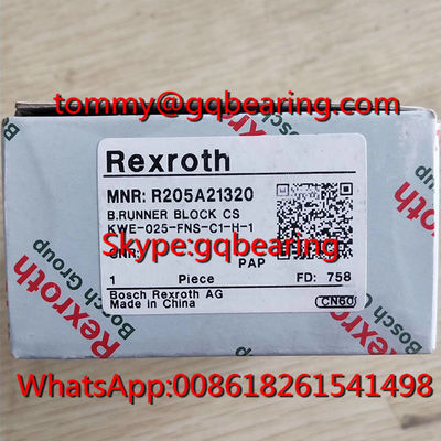 comprar Material de acero al carbono Rexroth R205D11220 Bloque de corredores de carril de bolas R205D11220 Bloque lineal KWE-015-SLS-C1-P-1 Fabricación en línea