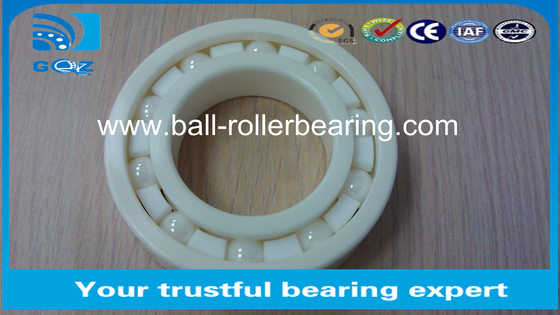 6007CE Rodamientos de bolas de cerámica de ranura profunda Certificación ISO9001 35 X 62 X 14 mm