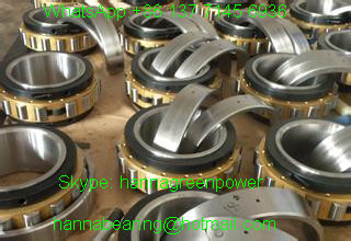 Tipo partido rodamiento de la jaula de cobre amarillo 222SM180-MA de rodillos esférico 180 x 360 x 98 milímetros ISO90001