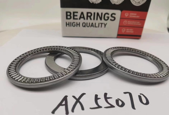 AX55070 Rodamiento de rodillos de aguja de empuje para maquinaria metalúrgica 50 X 70 X 5 mm