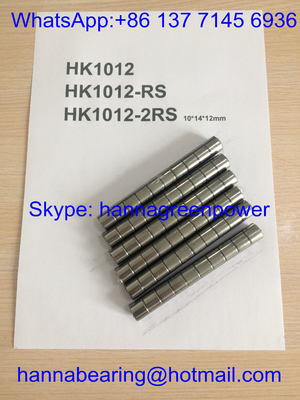 HK101412 / HK1012 / HK1012-RS / HK1012-2RS Rodamiento de rodillo de aguja de copa con sellos 10*14*12 mm