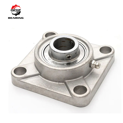 Eje 30 mm Bloque de almohada métrico con rodamiento SUCF206 Cuatro pernos de carcasa con bridas para cinta transportadora