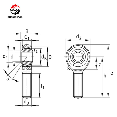 Venta al por mayor extremos de varilla 50mm SIA50ES-2RS rodamientos conjuntos de súper precisión SI Añadir a mi carrito