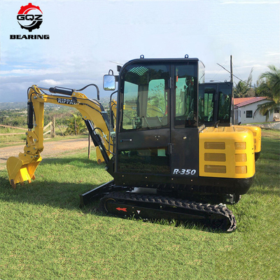 China R350 Mini Excavadora Pequeña Excavadora Kubota Motor Excavadora Máquina Micro Excavadora Mini Excavadora Con Cabina
