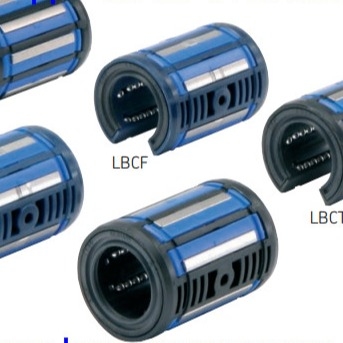 LBCT20A - 2LS Tipo abierto de soporte de eje de bus rodamiento de bola lineal 20x32x45mm