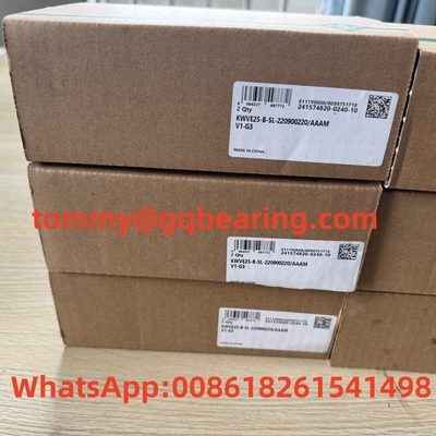 G1 Precisión INA KWVE25-B-SL Bloque lineal KWVE25-B-SL-220900220/AAAM V1-G3 rodamiento de deslizamiento lineal de tipo largo estrecho