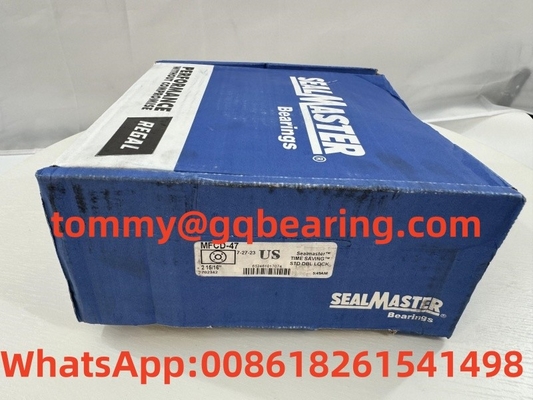 MFCD-47 Black Oxidated Flange Pillow Bloque de rodamiento de bolas de 2-15/16 pulgadas de diámetro
