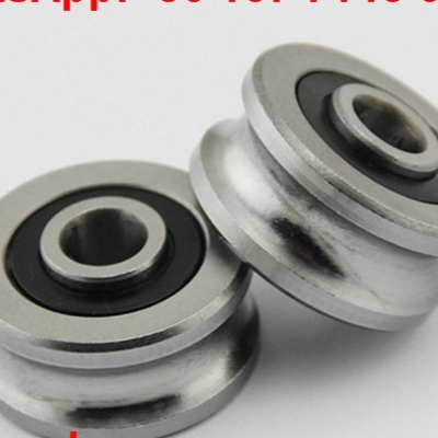 U Groove SG25-2RS rodamiento de rodillos de guía lineal SG25 para maquinaria textil 8x30x14mm