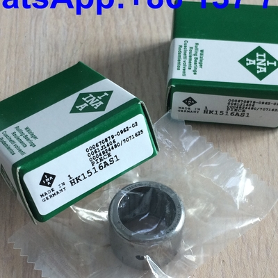 HK1516AS1 Rodamientos métricos de agujas de taza de extremo abierto con orificio de lubricación 15x21x16mm