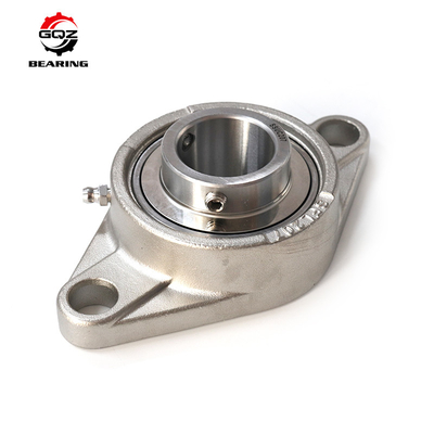 UCFL202 SUCFL202 SSUCFL202 Acero inoxidable UCFL Serie 15 mm rodamiento de bloque de almohada para la agricultura