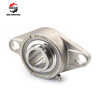 Rodamiento de bloque de almohada de acero inoxidable SS UCP204 con orificio de 20 mm, rodamiento anticorrosión para transportadores alimentarios y acuáticos