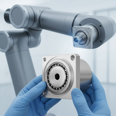 Rodamiento de accionamiento armónico FSN-5 MINI con alta precisión P4 sin holgura para aplicaciones robóticas compactas y ligeras