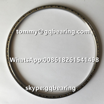 Material de acero cromado jaula de bronce CSXA065 rodamiento de sección delgada de contacto de cuatro puntos