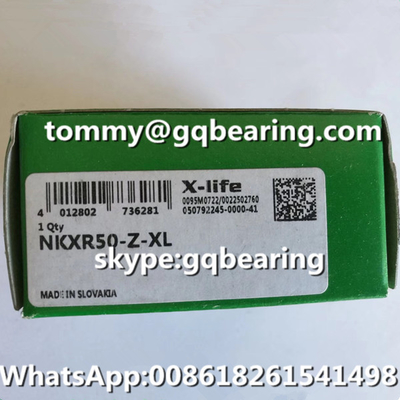 Material de acero Gcr15 INA NKXR50-Z-XL Rodillo de aguja / rodamiento de rodillo cilíndrico axial