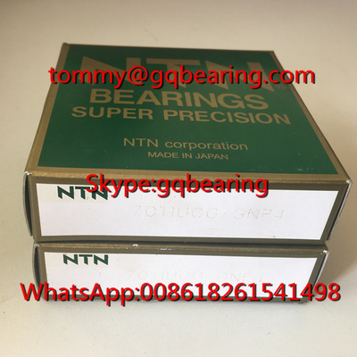 P4 Precisión NTN 7011UCG/GNP4 Superprecisión rodamiento de bola de contacto angular de 55*90*18mm