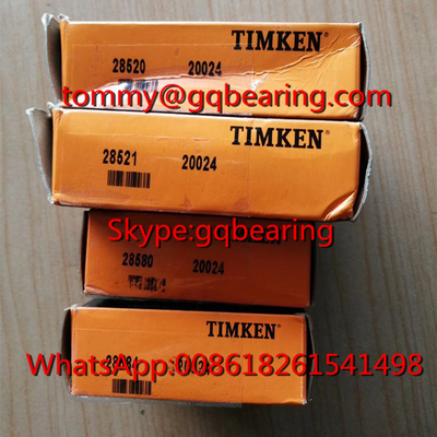 Material de acero Gcr15 TIMKEN 28584/28520 Serie de rodamientos de rodillos cónicos