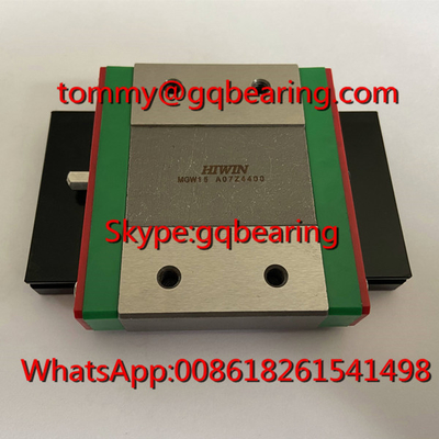 Acero inoxidable HIWIN MGW5C Bloque lineal MGW5CZ0CM rodamiento de bola lineal con bajo ruido