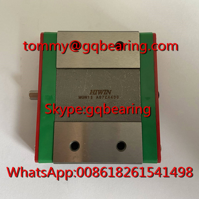 Acero inoxidable HIWIN MGW5C Bloque lineal MGW5CZ0CM rodamiento de bola lineal con bajo ruido