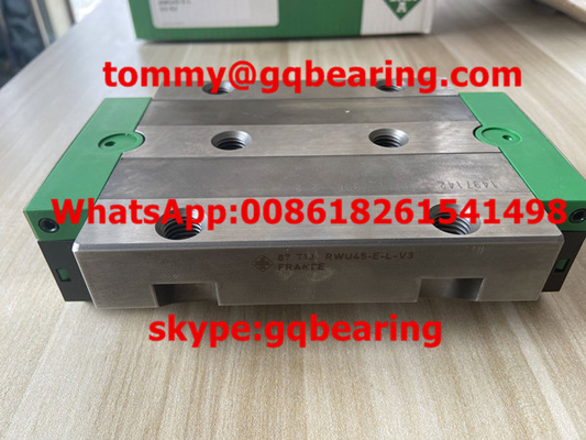 Gcr15 Carruaje de rodamientos de rodillos de recirculación RWU45-E-SMDS-L-V3-G2 Altura del bloque 60 mm